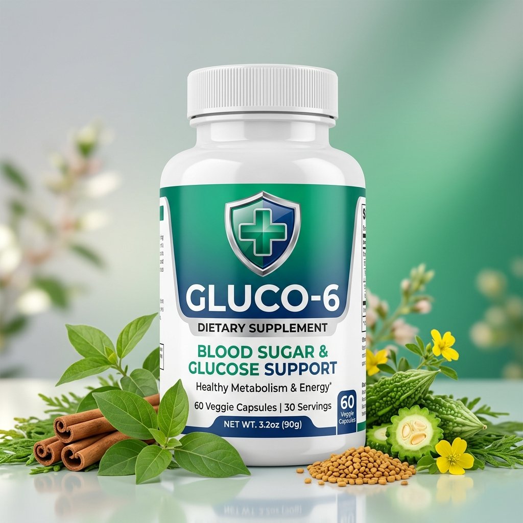 Gluco-6 Blood Sugar & Glucose Support Supplement