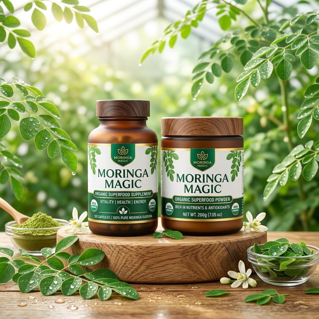 Moringa Magic Organic Superfood Vitality Supplement